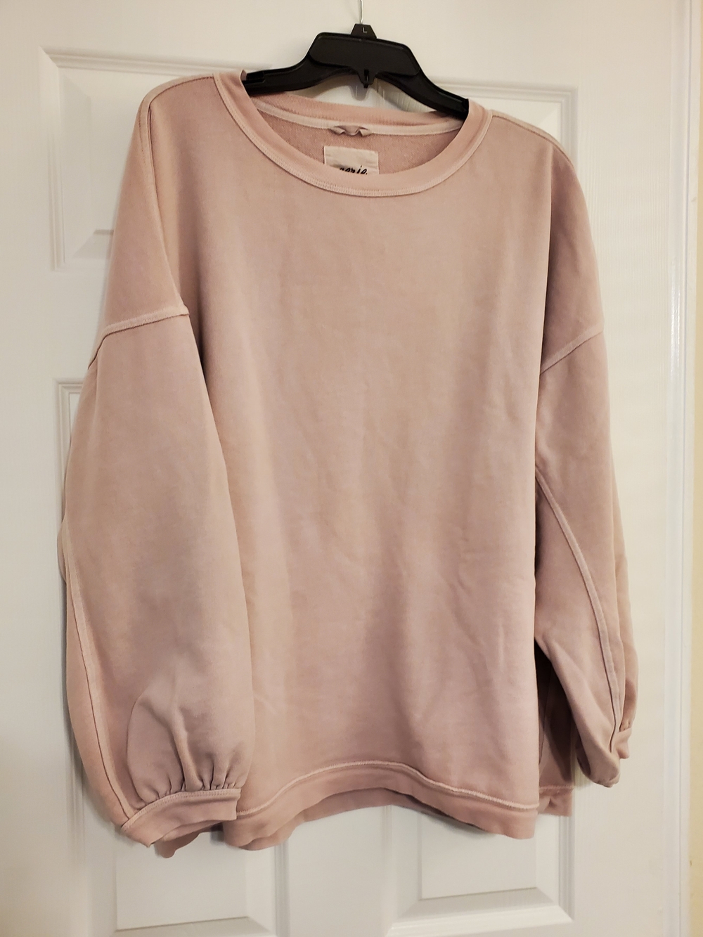Aerie Pink Oversized Crewneck Sweatshirt XL